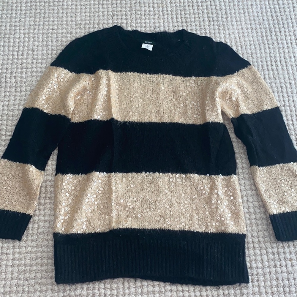 J crew sequin sweater